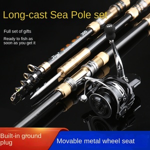 <span class=keywords><strong>Canne</strong></span> <span class=keywords><strong>à</strong></span> <span class=keywords><strong>pêche</strong></span> Ei9 Emperor Star Wolf King Sea Rod Set, <span class=keywords><strong>canne</strong></span> <span class=keywords><strong>à</strong></span> lancer longue portée, <span class=keywords><strong>canne</strong></span> <span class=keywords><strong>à</strong></span> <span class=keywords><strong>pêche</strong></span> en surf, équipement de <span class=keywords><strong>pêche</strong></span> en bord de mer, action ultra-rigide, 6 sections - Product Image 2