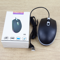 Nouvelle Souris Filaire USB X5 2026 – Vente en Gros, Souris Ergonomique Filaire USB Pas Chère, Souris Filaire Gaming, Souris Filaire Gaming Personnalisable avec Logo