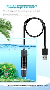 Mini Termoriscaldatore per Acquario in Vetro, Barra Riscaldante Automatica a Temperatura Costante per Piccoli Acquari, Scatola Controllo Temperatura USB a Risparmio Energetico 10W - Product Image 6