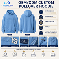 Sudadera con Capucha para Hombre, Marca Hip-Hop, 100% Algodón, Felpa, Secado Rápido, Transpirable, Unisex, Invierno, Casual, Lisa, 300 Gramos