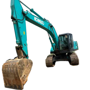 100% Original 21 tonnes Kobelco pelle sur chenilles KOBELCO SK210 chenille en caoutchouc hydraulique lourde utilisée pelle sur chenilles - Product Image 1