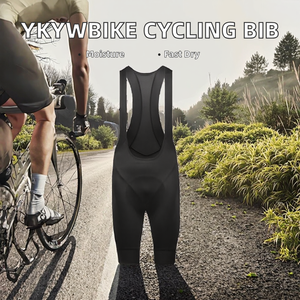 Men's <b>Cycling</b> Bib <b>Shorts</b> Moisture-Wicking <b>Short</b> Length <b>Padded</b> Quick-Dry Heat-Transfer Printed Customization - Product Image 2