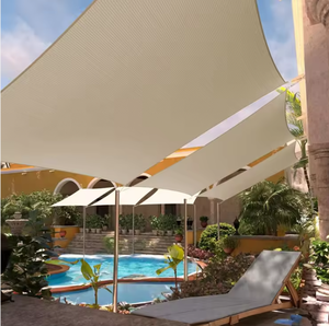<span class=keywords><strong>Voile</strong></span> <span class=keywords><strong>d</strong></span>'<span class=keywords><strong>ombrage</strong></span> beige en HDPE haute densité avec 95 % <span class=keywords><strong>d</strong></span>'<span class=keywords><strong>ombrage</strong></span> pour piscine extérieure, camping, pelouse, jardin - Product Image 5