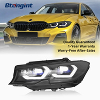 Convient pour BMW Série 3 G20 2020-2025, ensemble de phares modifié, double couleur, LED DRL, lentille de projecteur laser