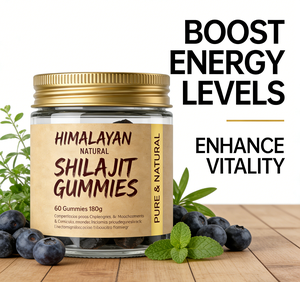 OEM Boost Energy Shilajit Gold Gummy Candy Enhance Strength Pure Himalayan Shilajit Gummies Sugar-Free Supplement - Product Image 2