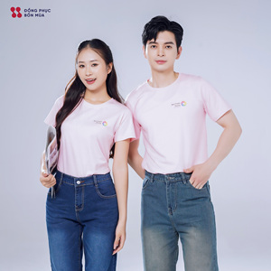 T-shirt en coton à col rond personnalisé avec logo en gros pour les événements promotionnels - Product Image 3