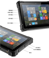 HiDON N4120 Quad-Core Win10 Home WIFI 8 + 128GB RJ45 USB3.0 NFC GPS Beidou IP67 Anti-caída impermeable resistente Android Tablet PC