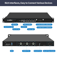 CWWK Pare-feu 1U N300 N150 pour rack 19 pouces, matériel VPN, 2*10G 82599ES SFP+, 4*i226V 2.5G LAN, Appliance pare-feu OPNsense montable en rack