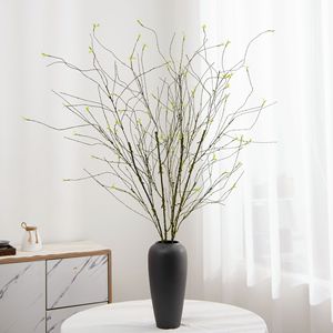Ramas de sauce artificial Meng Jie, sauce Yunlong, ramas de nieve de 4 puntas para arreglos florales y decoración del hogar - Product Image 3