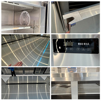 Réfrigérateur-congélateur professionnel de cuisine puissant à double porte, refroidissement par air, double température, sous le comptoir, pour la cuisine