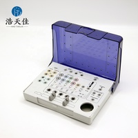 Boîte de désinfection jaune spéciale pour chirurgie implantaire dentaire, boîte à outils d'installation de base, boîte de stérilisation au plasma haute température OEM