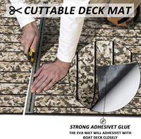 Camo bateau tapis de sol Eva mousse antidérapant anti-teck tapis de pont pour Yacht RV Kayak Jet Ski accessoires
