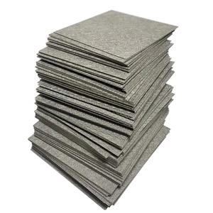 Hochwertiger platini erter, poröser Titan-Sintermetall-Titanfaser-Fein filz mit hoher Porosität für die Wasserstoff elektrolyse - Product Image 1