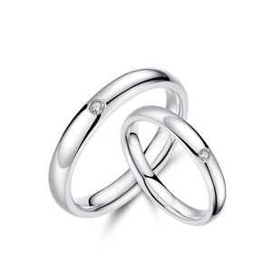 Mercancía del Anime Jujutsu Kaisen, Anillos de Pareja a Juego de <span class=keywords><strong>Yuta</strong></span> <span class=keywords><strong>Okkotsu</strong></span> y Rika, Anillos de Compromiso y Boda de Oro con Circonita, Estilo Abierto Simple - Product Image 1