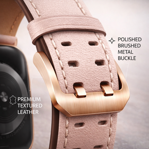 Cinturino Classico di Lusso in Vera Pelle per <span class=keywords><strong>Apple</strong></span> Watch 42mm 38mm, Bracciale per IWatch 44mm 40mm - Product Image 4