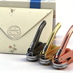 <span class=keywords><strong>Sello</strong></span> de Grabado en Metal Personalizado, Diseño Personalizado para Libros, Sobres, Servilletas, Manualidades en Papel, Herramienta de Prensado Elegante - Product Image 3