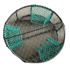 Robuste 30kg 95*<span class=keywords><strong>30</strong></span> CM 100cm 304 <span class=keywords><strong>Fil</strong></span> <span class=keywords><strong>En</strong></span> Acier Inoxydable Net Crabe Pot <span class=keywords><strong>De</strong></span> Pêche pour Alaska - Product Image 3