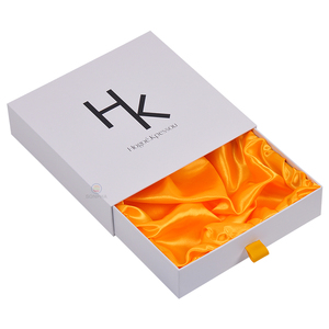 Eco-friendly Luxury Black Rectangle Drawer Box Cloth Dress Sock Packaging Paper Woman Wig Hair Extension Storage Boxes