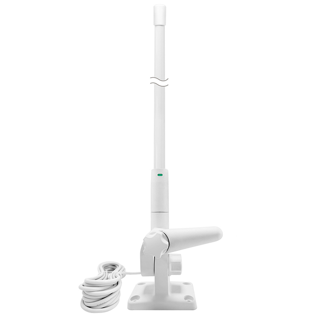 High Quality 27MHz Fiberglass HF Communication Marine Antenna Omni Radiation with Vertical Polarization for Outdoor Use