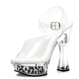 Scarpe con Tacco <span class=keywords><strong>per</strong></span> Crossdresser, Scarpe da Ballerina Esotica, Nuove Scarpe Rock, Stile Gotico, Sandali con Plateau da Spogliarellista, Scarpe con Tacco Bloccabile, Scarpe da Regina del Nightclub - Product Image 4