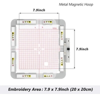 Cadre de broderie pour machine informatisée plate Poolin EOC06 Mini