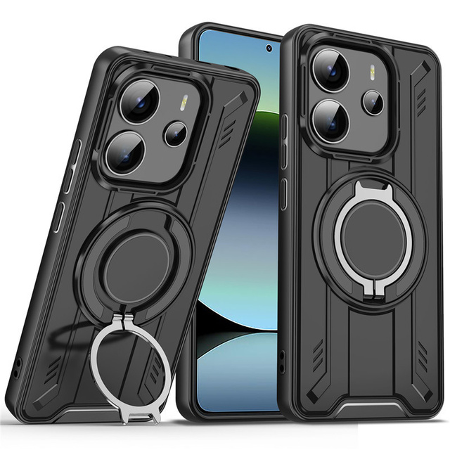 Shockproof Heavy Duty Hybrid Phone Case for iPhone 16 Pro Max Magnetic Mobile Phone Cover for iPhone 16 15 14 13 12 11