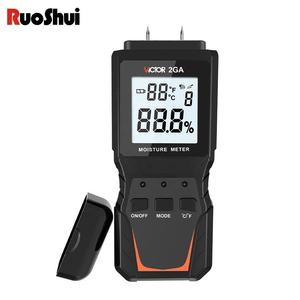 VICTOR 2GA Portable Digital Wood Moisture <b>Meter</b>, High Precision Timber <b>Humidity</b> Detector Wood Moisture Tester - Product Image 1