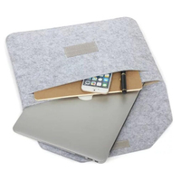 Étui de transport ultra fin pour ordinateur portable avec logo personnalisé, housse de protection pour tablette, sac pour ordinateur portable en feutre compatible avec les ordinateurs portables
