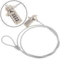 Hot 4 Digit Security Wachtwoord Computer Lock Anti-Diefstal Ketting Voor Notebook Pc Laptop Anti-Diefstal Slot Combinatie veiligheidsslot