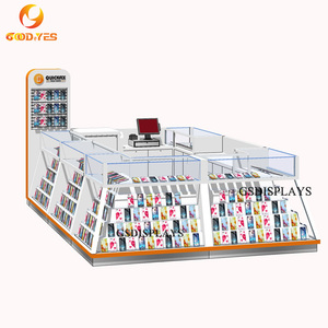 Sang trọng thân thiện với môi bền điện thoại sửa chữa & phụ kiện <span class=keywords><strong>kiosk</strong></span> với LED chiếu sáng cho trung tâm mua sắm tùy chỉnh kích thước - Product Image 6