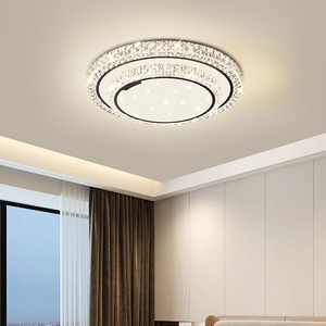 โคมไฟเพดาน LED โมเดิร์นคริสตัลทรงสี่เหลี่ยมสำหรับห้องนั่งเล่นห้องนอนห้องโถงตกแต่งบ้านแสงสว่างอายุการใช้งาน 50000 ชั่วโมง - Product Image 2
