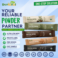 Café de Proteína Instantáneo en Sobres, 15g o 30g, en Barra de Papel de Aluminio, 20 Sobres por Caja, Opción en Sachet, Bajo MOQ, Prueba