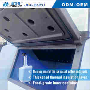 Machine à glaçons cubiques commerciale, machine à glaçons carrés pour les magasins de boissons, les restaurants, <span class=keywords><strong>recrutement</strong></span> d'agents directs d'usine, <span class=keywords><strong>agent</strong></span> mondial - Product Image 2