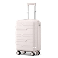 Ensemble de valises de voyage incassables à roulettes, résistantes aux chocs, avec sac de cabine moderne à roulettes, 3 pièces, en polyester PP 190D, fermeture éclair
