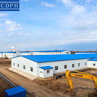 Bâtiments modulaires portables CDPH pour l'hébergement des travailleurs et les bureaux de chantier