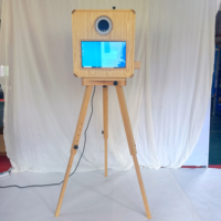 Nuevo Fotomatón Portátil con Impresora, Ambos en Una Sola Máquina, Pantalla Táctil de 15.6 Pulgadas, Compatible con DNP DS620 para Bodas, Fiestas y Eventos