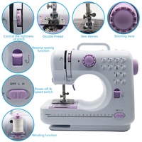 Pièce de machine à coudre 505A, mini machine à coudre 12 points, pour usage domestique, avec fonction boutonnière, machines électriques pour la couture de vêtements