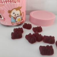 Supplément de soins de santé pour la santé des cheveux Bonbons gommeux en forme d'ours Fabriqué en Chine Bonbons vitamines à la biotine et au collagène Blanchiment