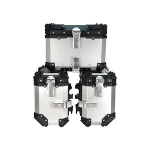 Boîte de rangement latérale en alliage d'aluminium pour moto 35L/45L, boîte à outils multifonctionnelle étanche, alarme pour moto - Product Image 5