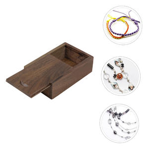 Caja de regalo de madera sin terminar más barata <span class=keywords><strong>y</strong></span> personalizada, caja de madera magnética pequeña para regalo de negocios, caja de madera con tapa para bricolaje - Product Image 6