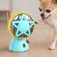 Jouet d'entraînement pour animaux de compagnie Ferris Wheel Pet IQ 360 °   Jouet interactif rotatif pour chat avec ventouse et distributeur de friandises