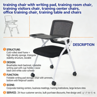 Chaise de bureau en maille de haute qualité avec appui-tête réglable, chaise ergonomique pour salle de classe, formation, bureau d'étude, vente en gros d'usine