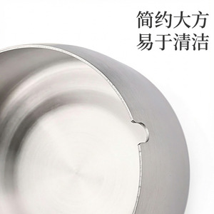 Stainless Steel <b>Ashtray</b> 10cm Round Gold Creative Design For Home Hotel Restaurant - Product Image 3