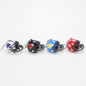 Llavero con Mini Casco de Rugby Personalizado con Logotipo, Mini Casco de Fútbol Americano, Recuerdo del Super Bowl - Product Image 3