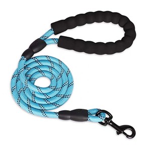 Ready Stock Luxury Nylon Reflective Dog Leash Custom Medium Large Dogs Strong <b>Pulling</b> Force Fashion Adjustable Solid Free <b>Lights</b> - Product Image 4