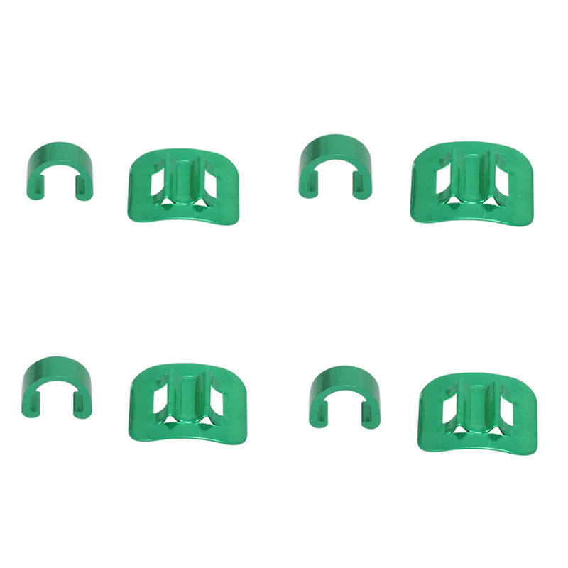 ชุดคลิปไกด์สายไฟสีเขียวแบบตัว C จำนวน 4 ชิ้น