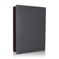 Logo personnalisé Offre Spéciale hôtel d'affaires menu clip en cuir PU 4 trous reliure à anneaux dossier format A4 carnet de notes
