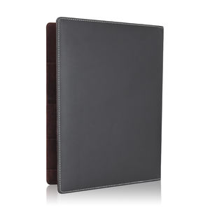 Logo personnalisé Offre Spéciale hôtel d'affaires menu clip en cuir PU 4 trous reliure à anneaux dossier format A4 carnet de notes - Product Image 5