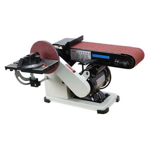 Ponceuse à bande et disque électrique Fusai 450W pour le travail du bois, moteur de qualité industrielle, facile à utiliser, largeur de bande 4 po, disque 6 po - Product Image 1
