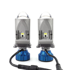 Lente de Proyector LED H4 de <span class=keywords><strong>140</strong></span> W y 14000 LM, Lente Dual Ojo de Pez, <span class=keywords><strong>Mini</strong></span> Bombilla de Faro LED H4 de 6500 K para Automóvil, Lente LED H4 - Product Image 4